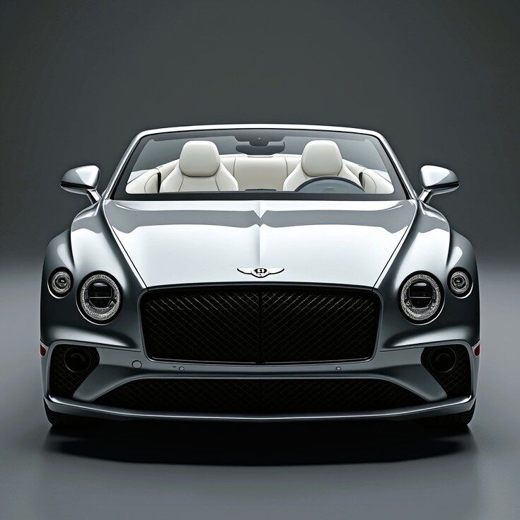 alt=“2023 Bentley Continental GTC V8 convertible with 22,196 miles, immaculate leather interior”